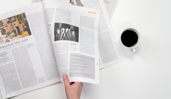 krant lezen